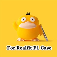 【Fast Shipment】For Realfit F1 Case Trendy Cartoon Series for Realfit F1 Casing Soft Earphone Case Co