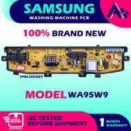 (7PIN SOCKET) WA95W9 SAMSUNG Washing Machine PCB WA-95W9 WA 95W9 Board BOARD MESIN BASUH
