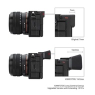 Kiwifotos Ke-A7cii Camera Viewfinder Rubber Eyepiece Sony A7c II R A7cii A7cr A7c2 Long Eyecu