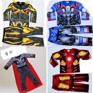 costume Thor iron man optimums bumblebee for kids 2yrs to 8yrs