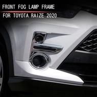 Car Front Bumper Fog Lamp Frame Front Fog Lamp Grille Car Accessories for Toyota Raize 200 Series 20