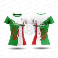 T-Shirt Iran World Cup JerseyWanita Iran Fullprint Art Jersey/-
