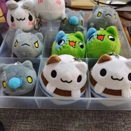 Capoo Cat Plush Toy Pendant Cartoon Zombie Capoo Expression Plush Pendant Cute Doll Bag Charm