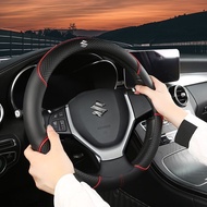 【Suzuki】Leather Car Steering Wheel Cover For Swift Ertiga SX4 Alto Ciaz Dzire XL7 Accessories