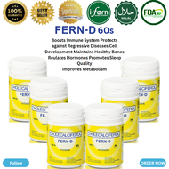 IFERN Fern D Vitamin D 60 Softgels Cholecalciferol ifern products 6 Bottles