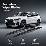 BMW iX1 Wiper Blade Front Windscreen Frameless Silent Rubber
