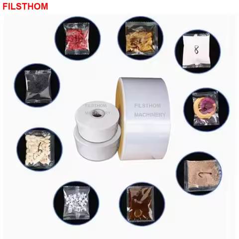 3Kg Packing Film Roll Transparent Material PET Composite PE Use For Heating Sealing Packing Machine