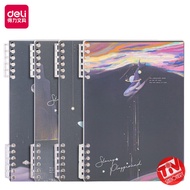 Ring Binder File | Deli Planet A5/B5 Refillable Spiral Notebook