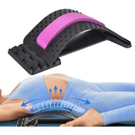 Back Stretcher for Lower Back Pain Relief, 4 Level Adjustable Lumbar Cracker Board Massager, Stretch