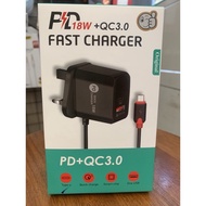 FAST CHARGER 18W+QC 3.0