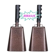 Metal Crafts Cowbell Long Handle Cowbell Stick Cow Crafts Cowbell Concert Loud Cheering 33cm Metal C
