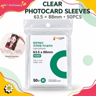 GH 50PCS Clear Photocard Sleeves 63.5x88mm Kpop Photo Card Trading Card Protectors小卡保护套