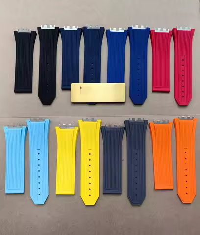 Suitable for Hublot 642 Soul BIG BANG 42mm Watch Strap Waterproof Fluorine Rubber strap