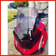 ✹ ▬ ♈ HONDA ADV 150 & 160 WINDSHIELD SMOKE BLACK RED COMBINATION