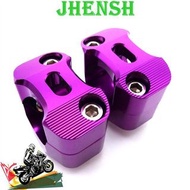 JHENSH Purple 28mm Aluminum Fat Handle Bar Risers For ATV Quad Pit Dirt Bike Motorcycle