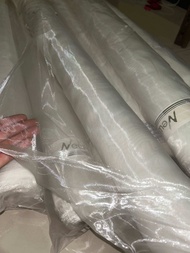 KAIN KACA / KAIN ORGANDI /WARNA PUTIH harga permeter