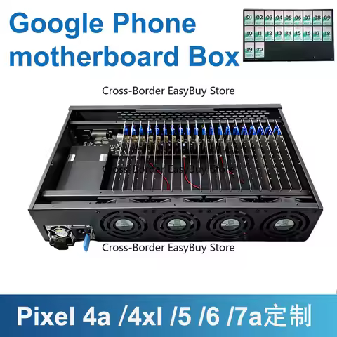Goo--gle phone motherboard chassis farming box supports G--oogle Pixel 4a/4 XL/5/6/7a motherboards