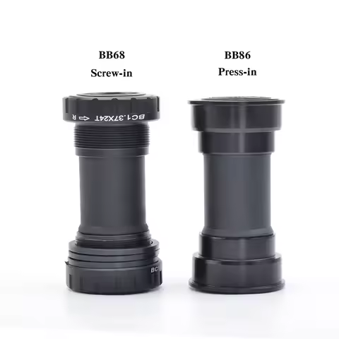 GOLDIX BB Axle Adapter 1.37 / 24mm Crank Sprocket Set Black MTB Road Bicycle Push Bottom Fit Bracket