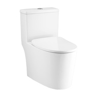 COTTO สุขภัณฑ์ชิ้นเดียว (ท่อลงพื้น) รุ่น วินน์ C11003H WH Wynn II Closet 3/5.5L