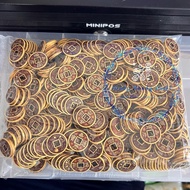 Wholesale 1pon Old China Plastic Coins 2.5cm Contents 500pcs - Chinese Coins per Pound - Old Coins -