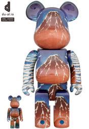 Image.台中逢甲店 BE@RBRICK BEARBRICK 400%100% 葛飾北斎 冨嶽三十六景 凱風快晴