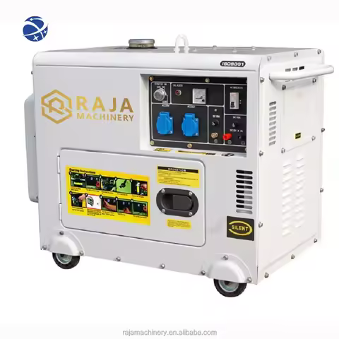 YUNYI Air cooled new Generator single phase Silent typr Diesel Generator