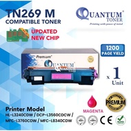 QUANTUM MAGENTA Compatible TN269 TN-269 for Brother HL L3240cdw DCP L3560cdw MFC L3760cdw MFC L8340c