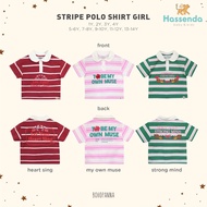 BOHOPANNA - STRIPE POLO SHIRT & STRIPE POLO SHIRT Girl Kids Polo Stripe T-Shirt/