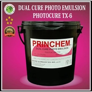 PRINCHEM PHOTO EMULSION DUAL CURE TX-6 PRE-SENSITIZED FOR SILKSCREEN PRINTING INK/T-SHIRT PRINTING I