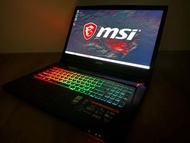 MSI微星電競輕薄17.3吋筆電I7 7700HQ,GTX1060-6G,16G Ram,256G SSD+2TB HDD