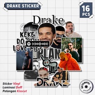 DRAKE Sticker Pack 16pcs | Drake vinyl stickers