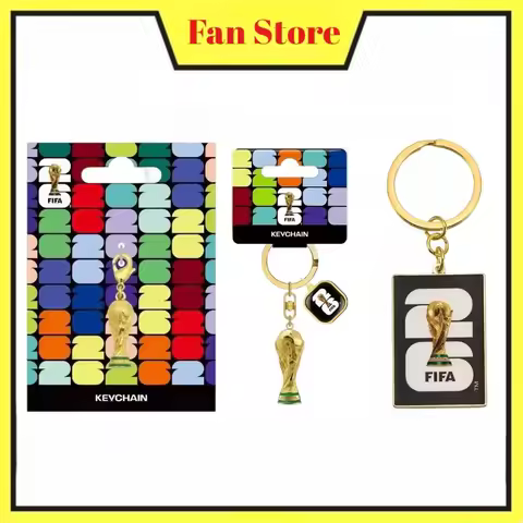 FIFA Official 2026 World Cup Trophy Keychain Authentic World Cup Merchandise Football Fan Gift Penda