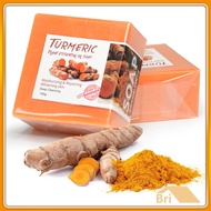 Ginger, Turmeric Soap, Ac-ne Removing, Black Spot Whitening, Body Bleaching Soap bri