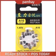 (On Sale) 10pcs/30pcs/60pcs Zinc Air Hearing Aid Batteries 10 A10 E10 Battery Suitable for in-ear ea