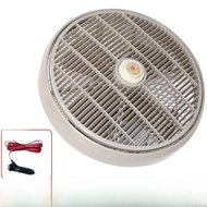 พัดลมติดรถยนต์ 24V พัดลมระบายความร้อนขนาดใหญ่ พัดลมติดเพดานในรถบรรทุก พัดลมติดรถยนต์ 12V ช่องเสียบไฟ