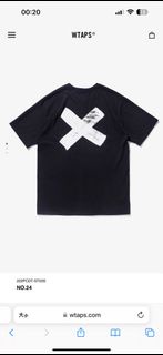 Wtaps No.24 cross Tee size 5 black