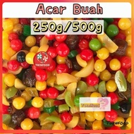 250g/500g Acar Buah Asam Pelbagai Mix (Halal) asam campuran