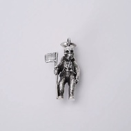 Chrome Hearts Chrome Hearts Foti Skull Astronaut Pendant 925 Sterling Silver Motorcycle Punk Style S
