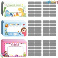 QBK6Q 20PCS Scratch-off Cards, Anniversary Activity Favors Vouchers Tickets, Funny DIY Gift Party Ga