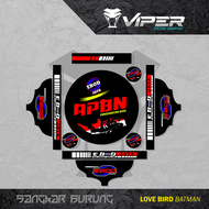 Stiker Sangkar Motif EBOD JAYA APBN Decal Tebok Sangkar Burung Batman Lovebird Pleci Variasi