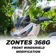 FOR ZONTES 368G Motorcycle Front Windshield Modified Heightened Windshield 368G Imitation XADV Winds