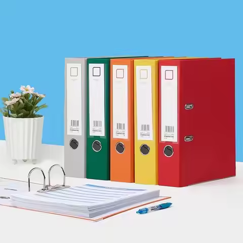 Multicolor Big Ring Binder A4 Lever Arch File Folder For Documents A4 File Organizer Lever Arch Fold