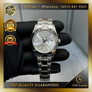🔥SWISS TOP QUALITY🔥 DATEJUST 41MM SILVER DIAL SMOOTH BEZEL JUBILEE BRACELET - MEN WATCH SWISS AUTOMA