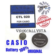 BATERAI BATRE CASIO PANASONIC CTL 920 CTL920 CTL-920 CTL920F 920F BATREI JAM CASIO JAPAN