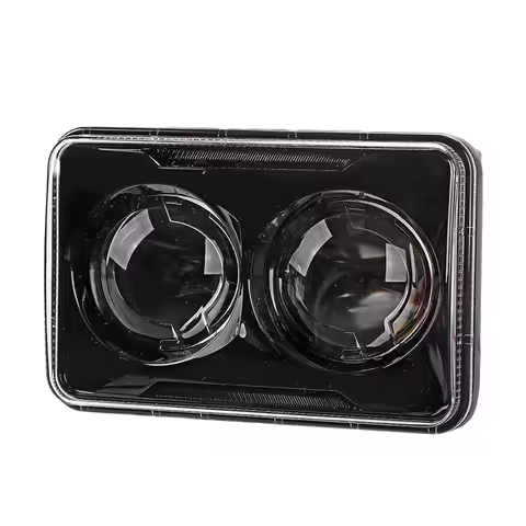 Marlaa 4X6 Inch LED Conversion Headlight Lamps For Motorcycle Honda XR250 XR400 XR650 Suzuki DRZ - H