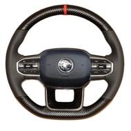 Proton X90 Alcantara Suede Leather Carbon Car Steering Cover Wrap Self DIY Sewing