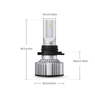 Philips | Philips LED HIR2 9012 Ultinon Pro3000 12V 6000K Bright White Auto Headlight LED Lamps 2x