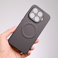 Cho Xiaomi 15t/15t Pro Vỏ sợi carbon hoa văn da từ cứng vỏ điện thoại Bìa