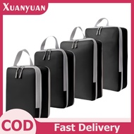 XUAN 8pcs Cube Compression Travel Storage Bags Travel Box Breathable And Foldable Por VN