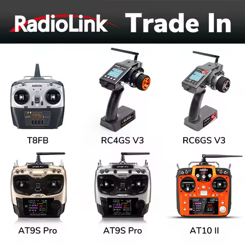 Radiolink RC Transmitter Old to New Trade In RC6GS V3 RC4GS V3 T8S T8FB AT9S Pro AT10 II for Radioli